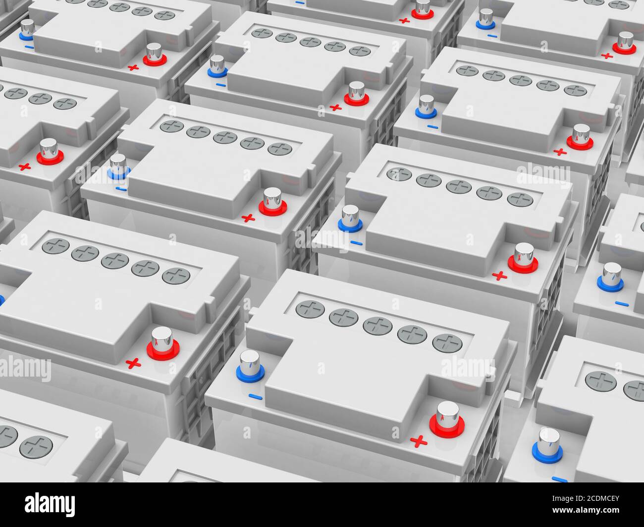 le batterie dell'auto Foto Stock