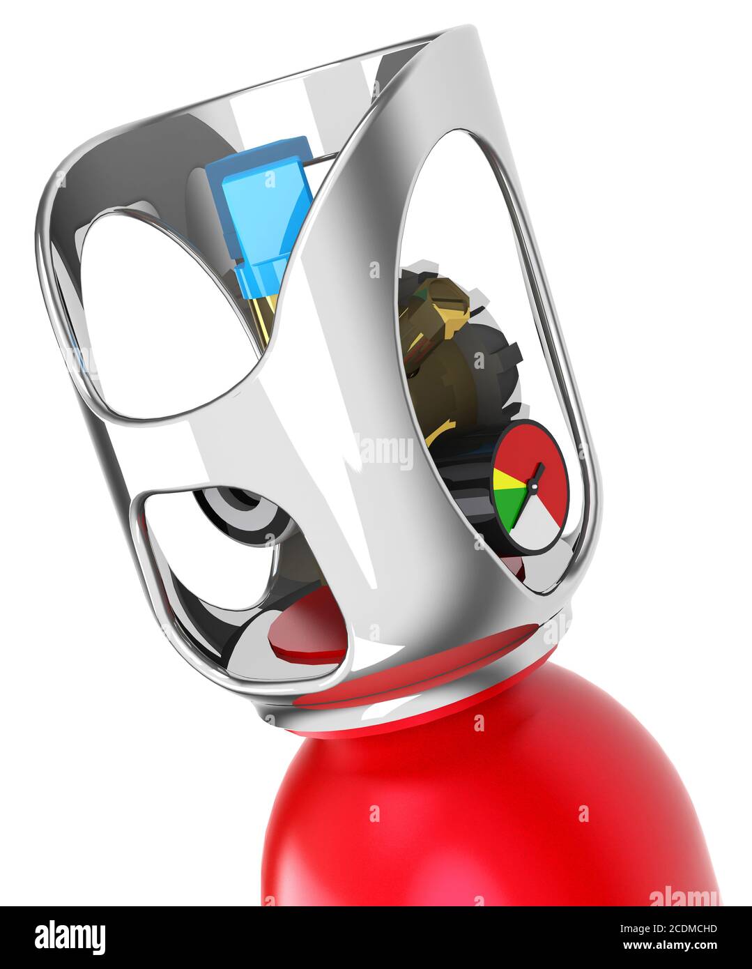 la bombola di gas Foto Stock