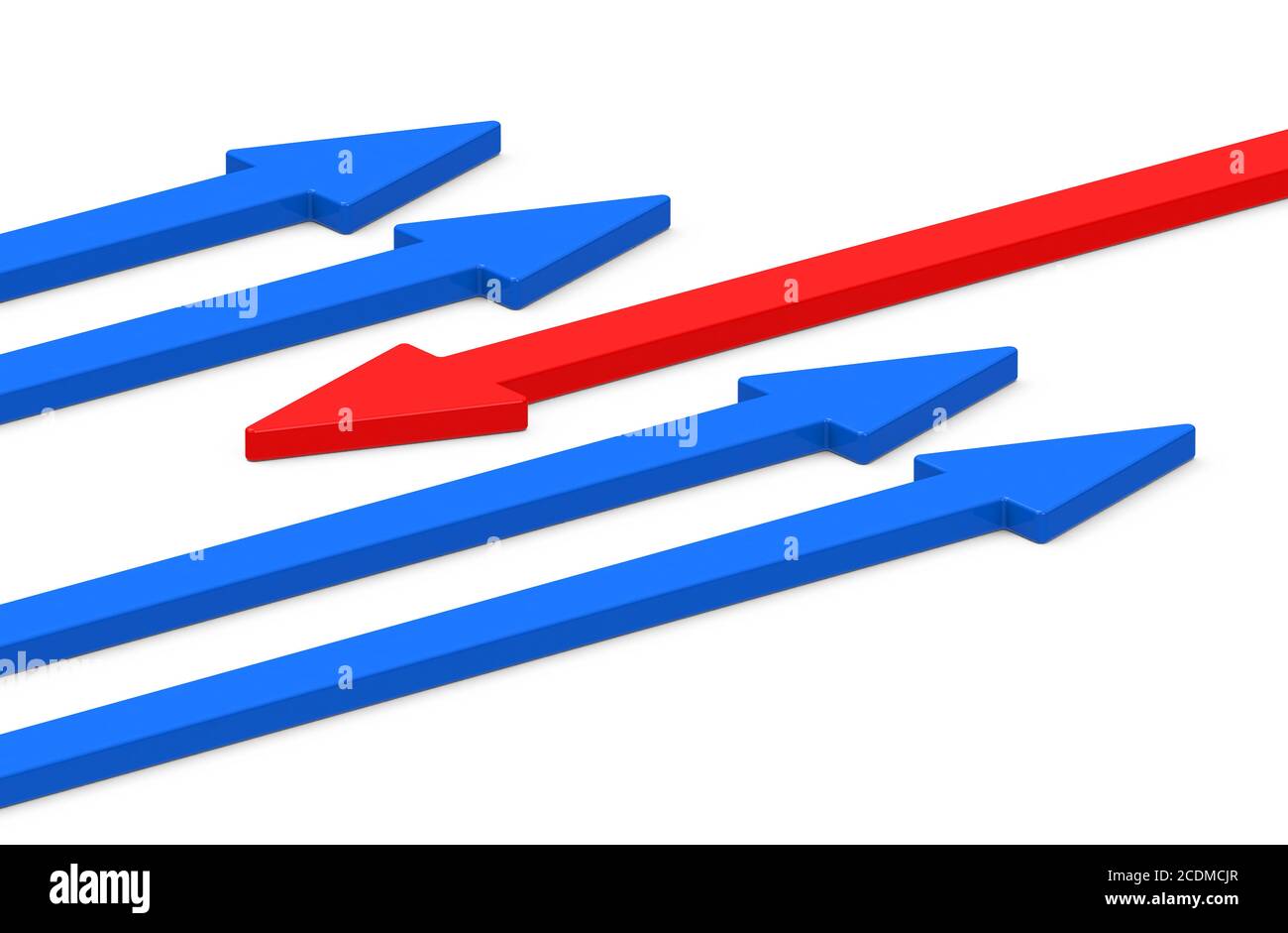 Pro e contro Foto Stock