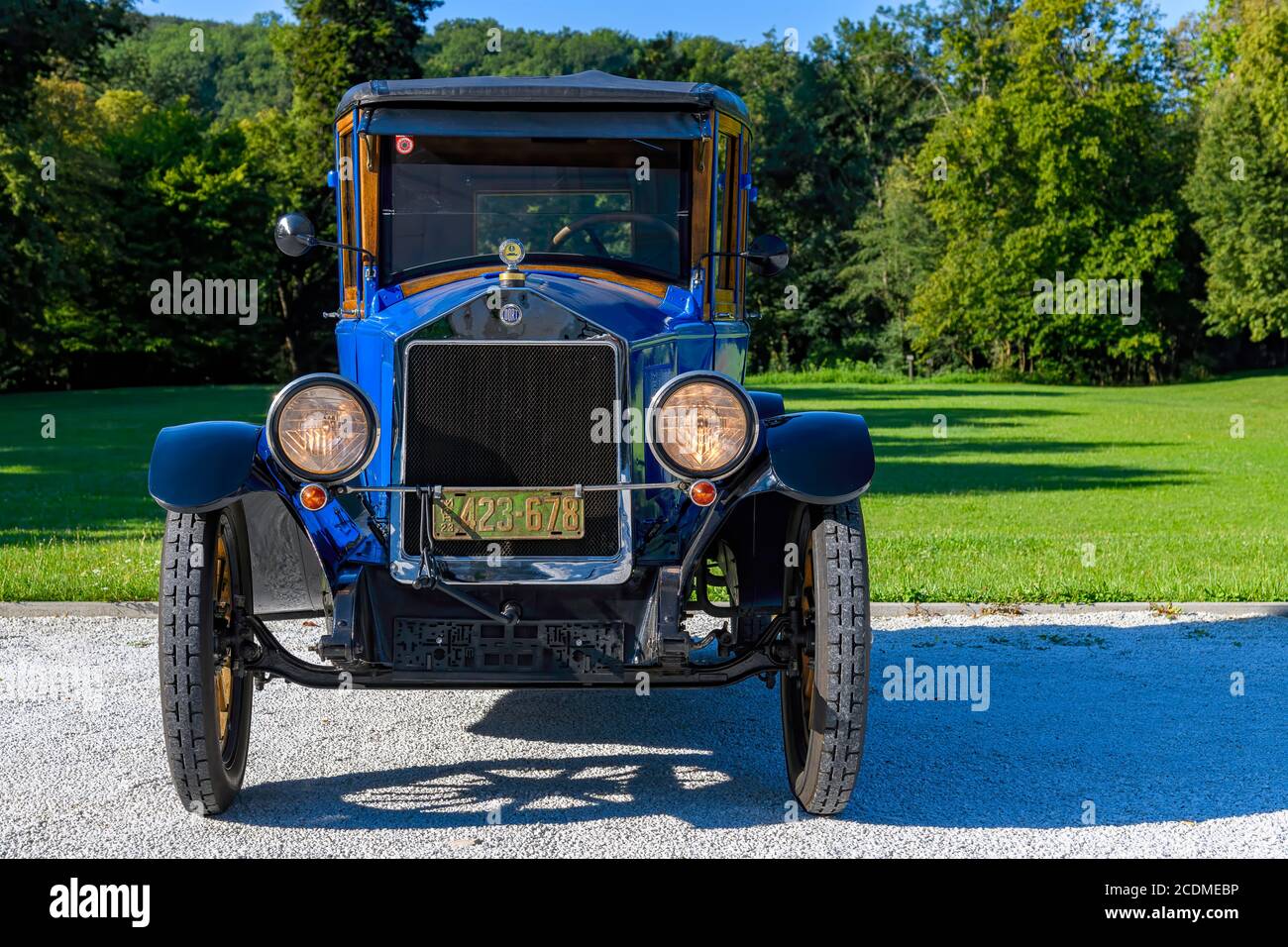 Oldtimer Dort Touring, anno di costruzione 1922, blu, Austria Foto Stock