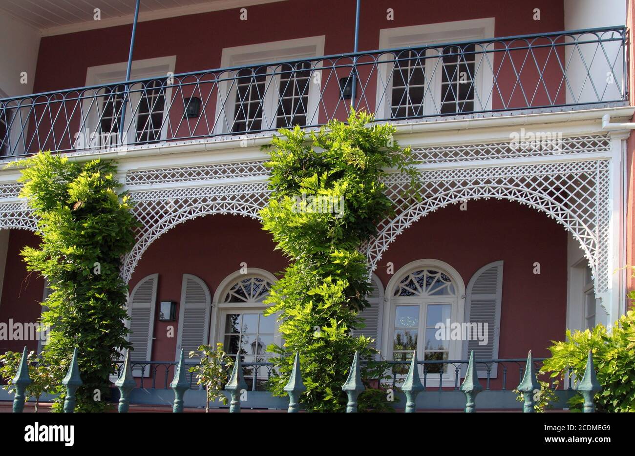 stile coloniale Foto Stock