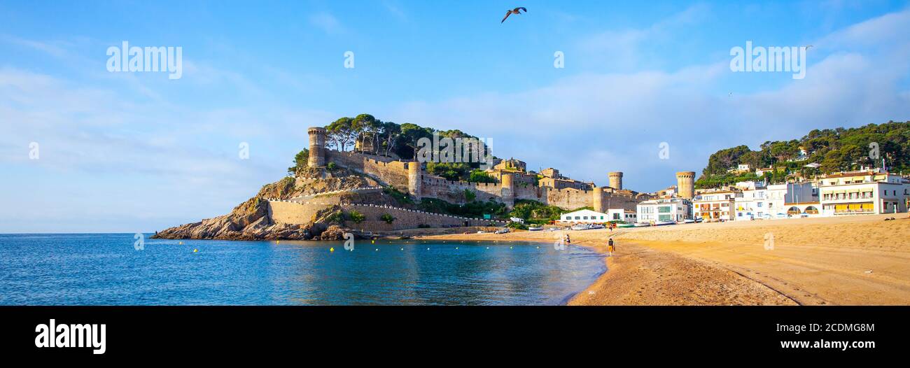 Tossa de Mar, Catalogna, Spagna, 13 GIUGNO 2013 Foto Stock