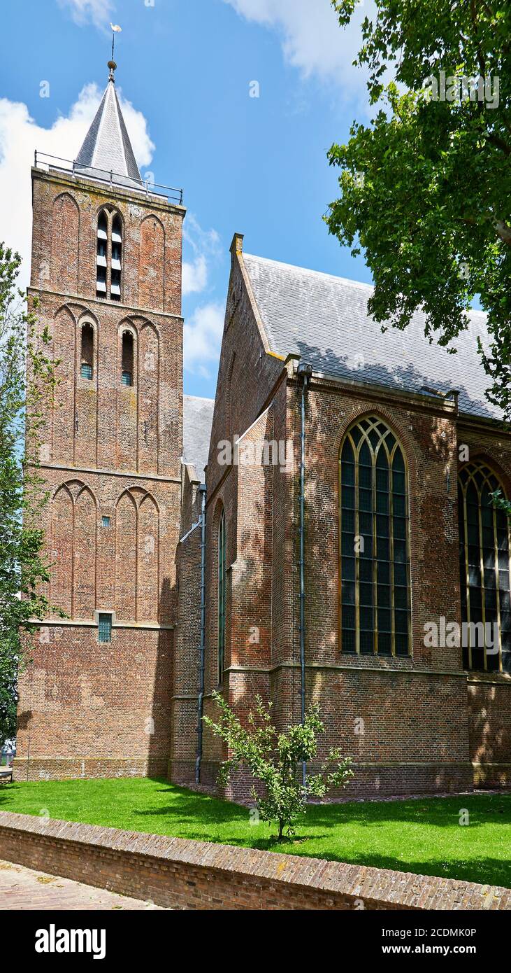 Grote Kerk, Edam, Olanda settentrionale, Paesi Bassi Foto Stock