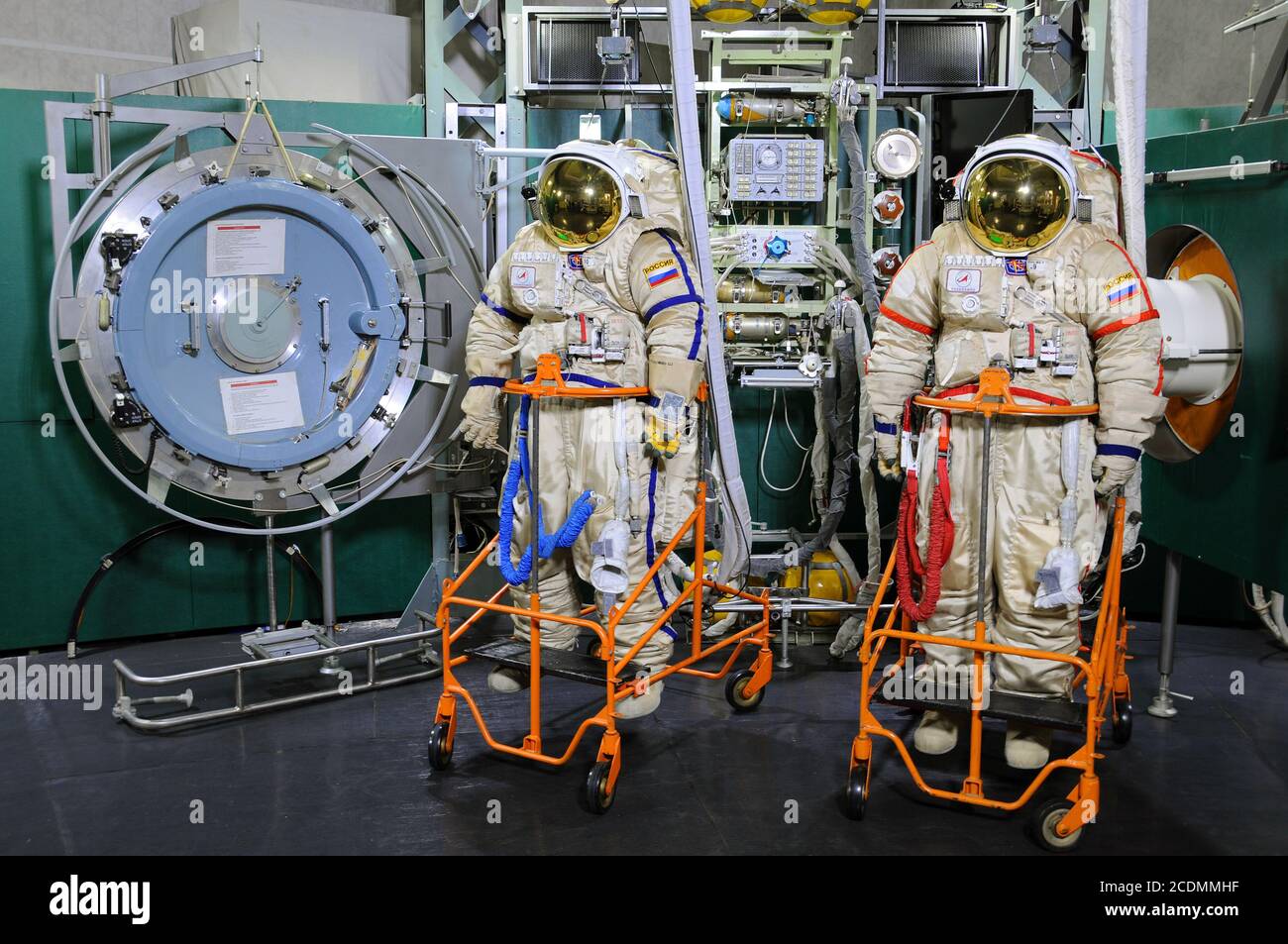 Allenatore di Spacewalk in Star Cty Foto Stock