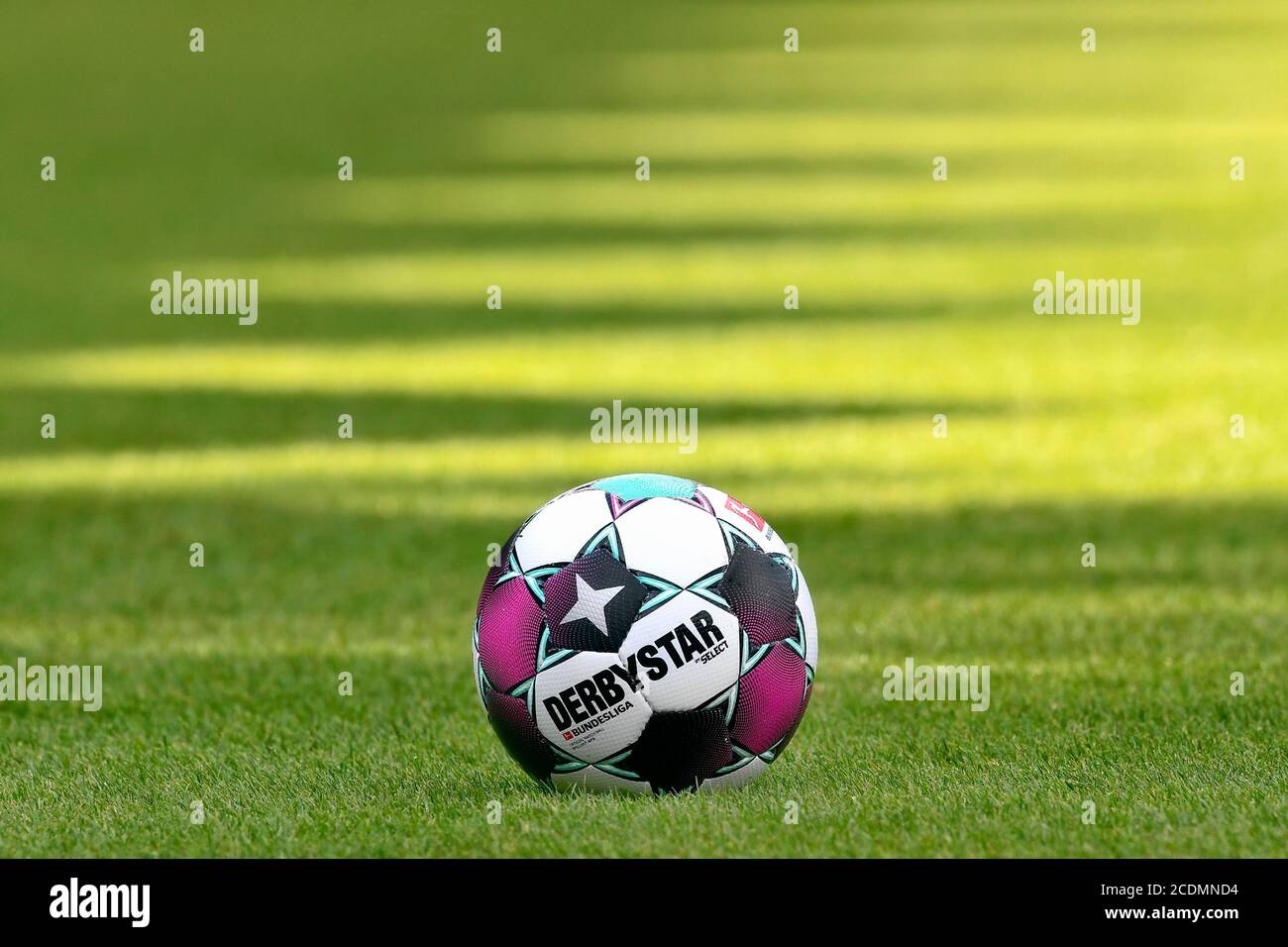 Calcio ufficiale Derbystar, calcio Bundesliga, su erba, Germania Foto Stock