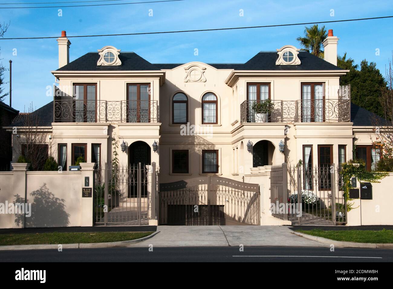 Casa di lusso nel sobborgo di Bayside di Brighton, Melbourne, Victoria, Australia Foto Stock
