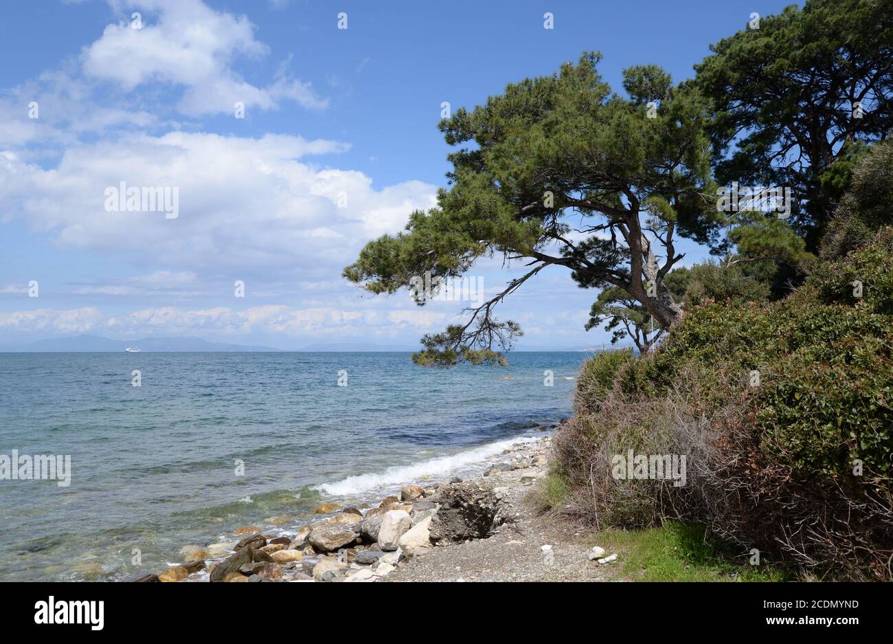 Costa vicino a Kusadasi Foto Stock