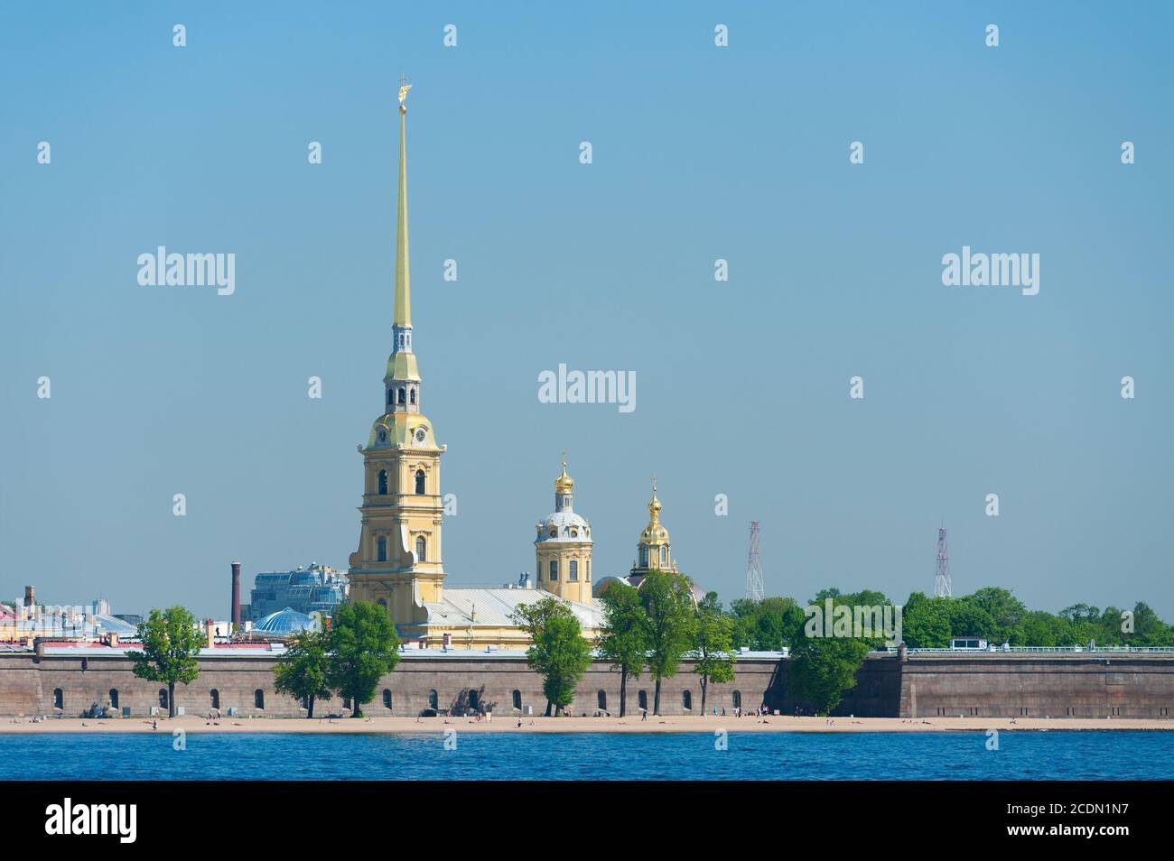 Pietro e Paolo fortezza, San Pietroburgo Foto Stock