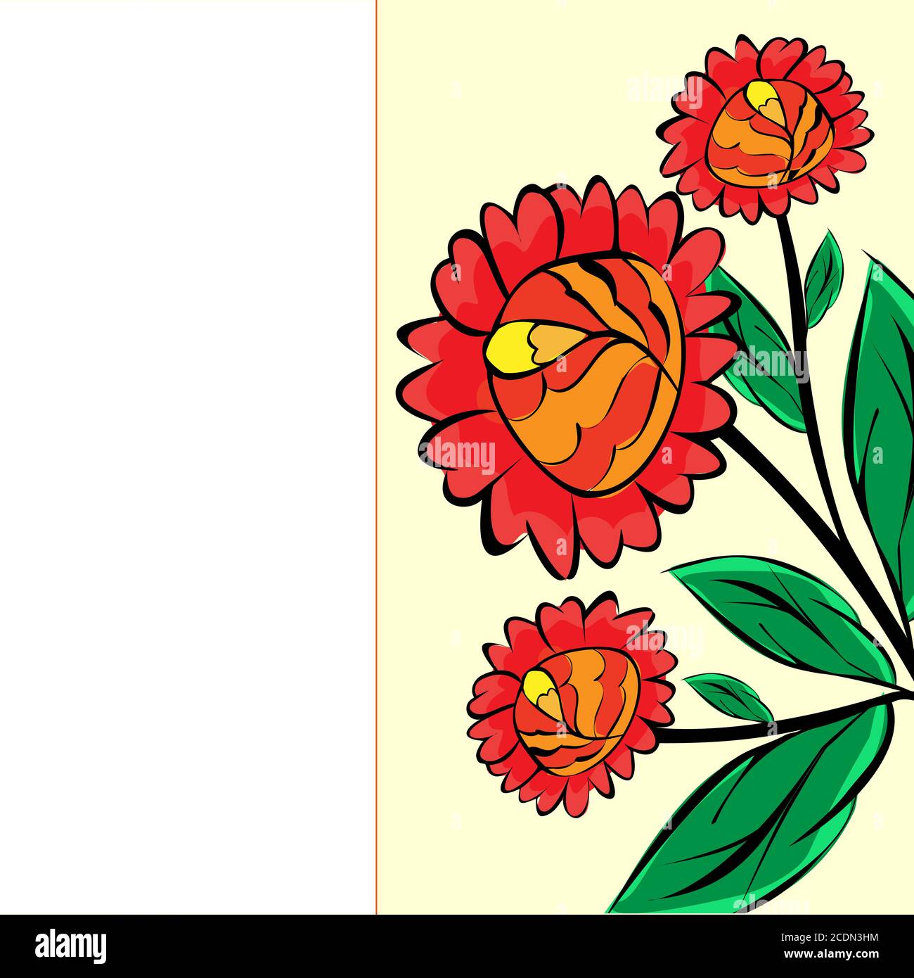 Big Red Bud floral background naturale Foto Stock