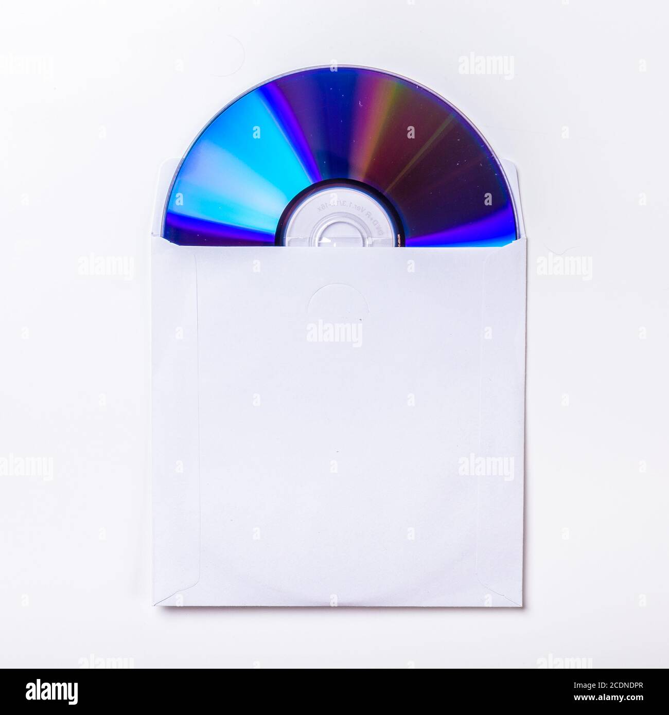 Coperchio interno di CD o DVD Foto Stock