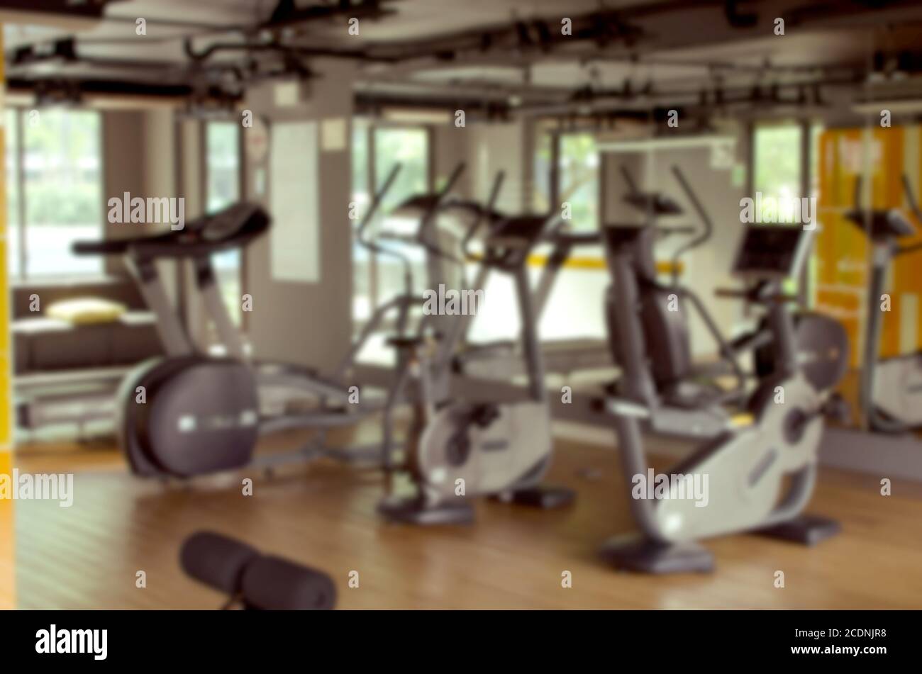Sala fitness Abstract Blur Foto Stock