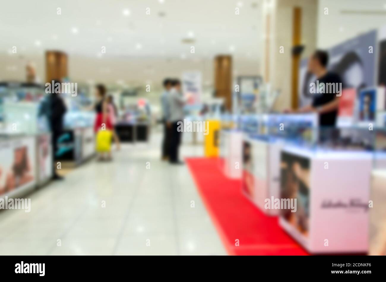 Centri commerciali Blur Foto Stock