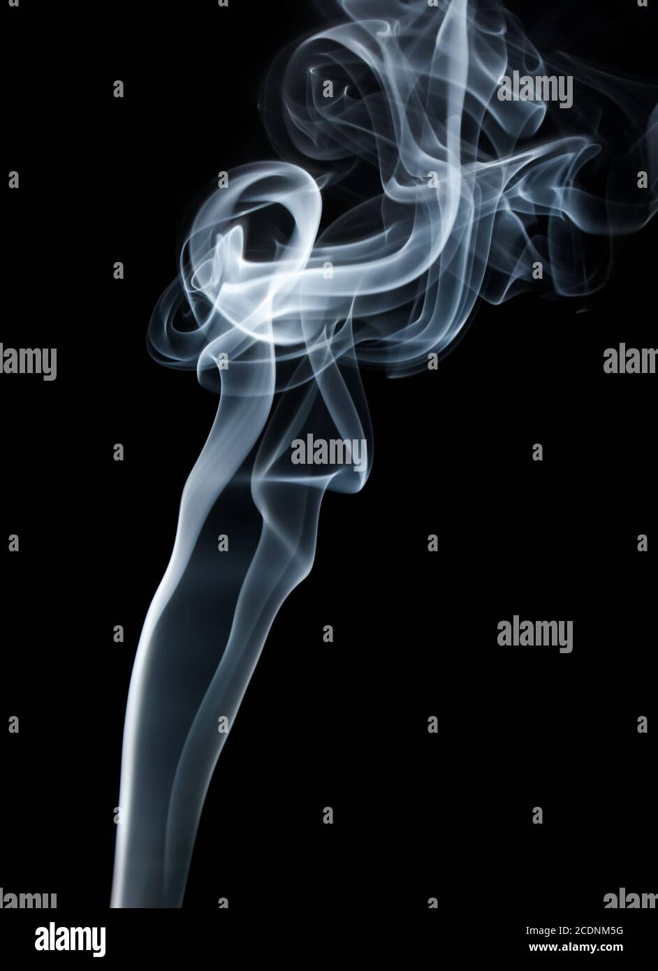 Abstract volute di fumo Foto Stock