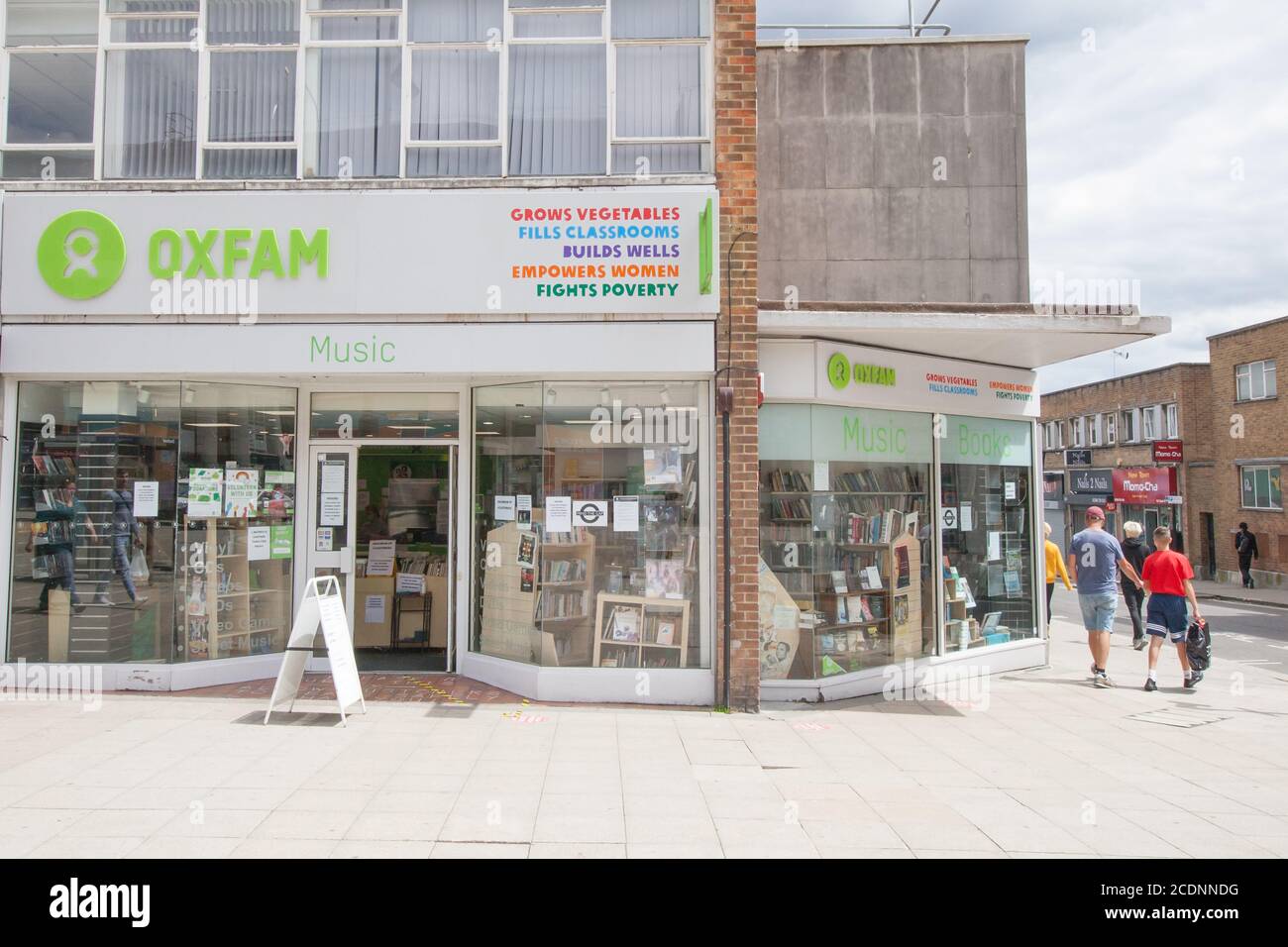 Oxfam Music Charity Shop a Southampton, Hampshire nel Regno Unito, preso il 10 luglio 2020 Foto Stock