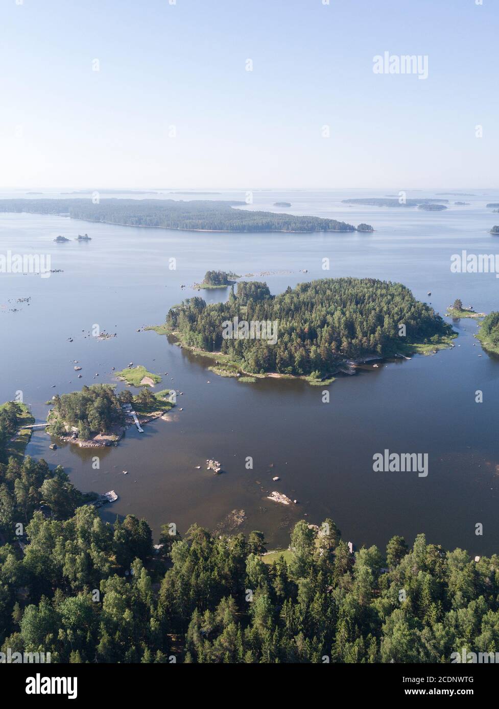 Paesaggio finlandese Foto Stock