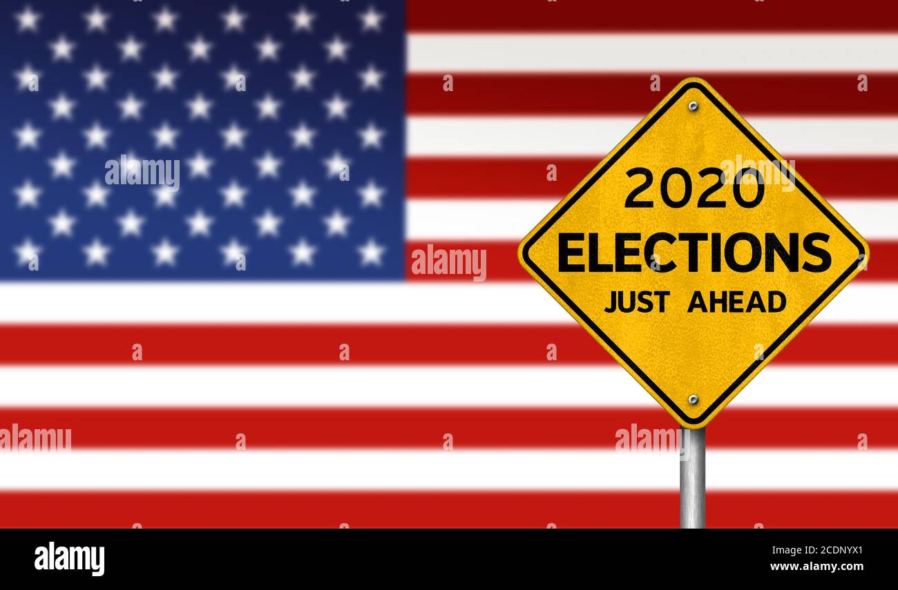 ELEZIONI del 2020 - elezioni presidenziali in America Foto Stock