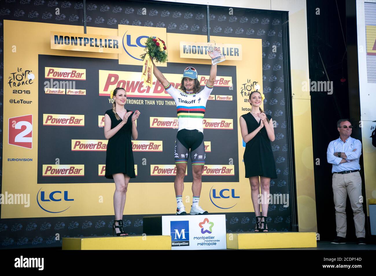 13.07.2016. Tour De France Stage 11 Carcassonne a Montpellier. Peter Sagan. Foto Stock