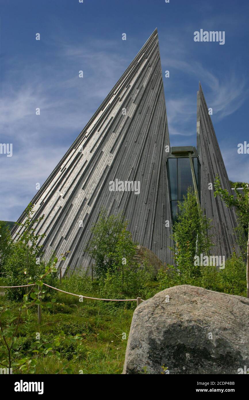 La Sala dell'Assemblea Plenaria del Parlamento Sami Foto Stock