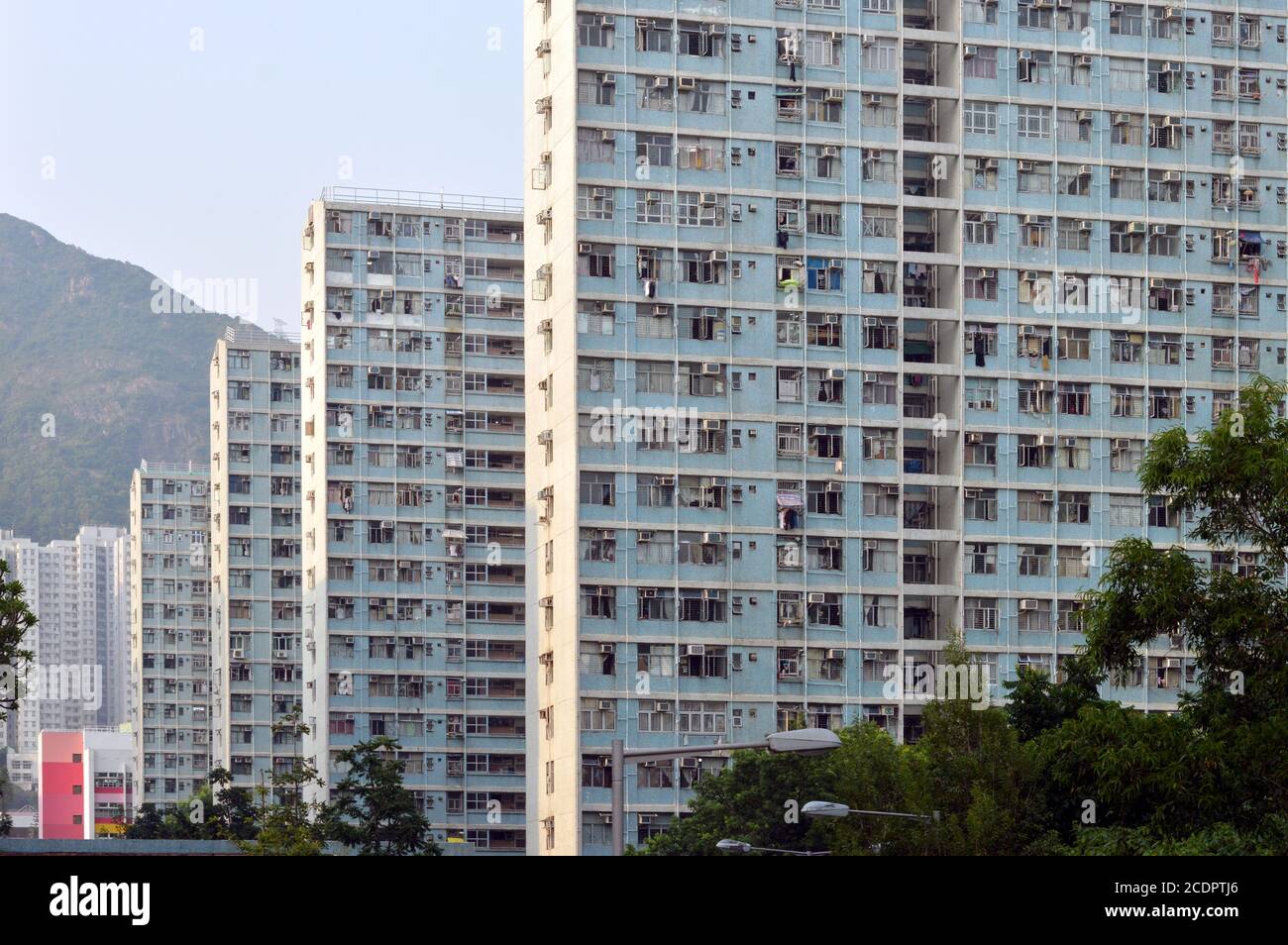 Appartamenti a Kowloon, Hong Kong, 2020 Foto Stock