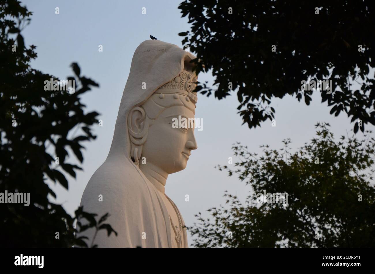 Il Ryōsen-cannone (giapponese 霊山観音) al tempio buddista con lo stesso nome in Higashiyama, zona di Kyōto, Giappone. Foto Stock