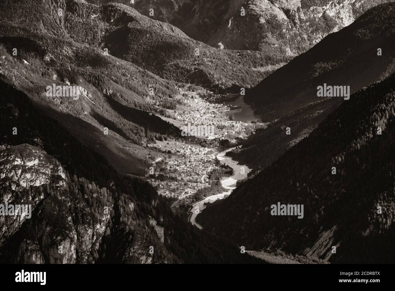Dolomiti landcape naturale in Italia settentrionale Foto Stock