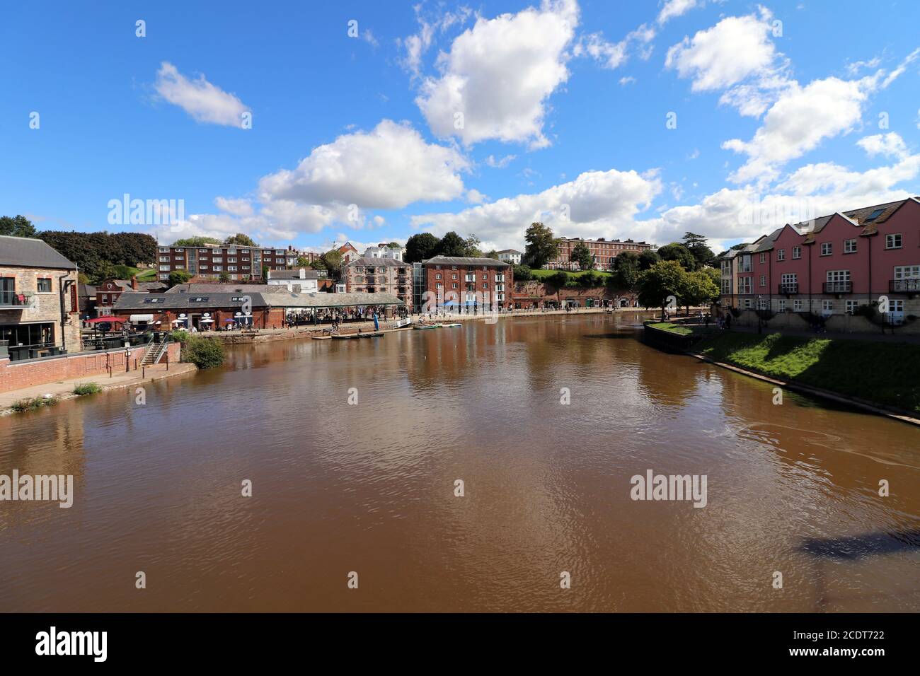 Exeter Quay a Devon Foto Stock