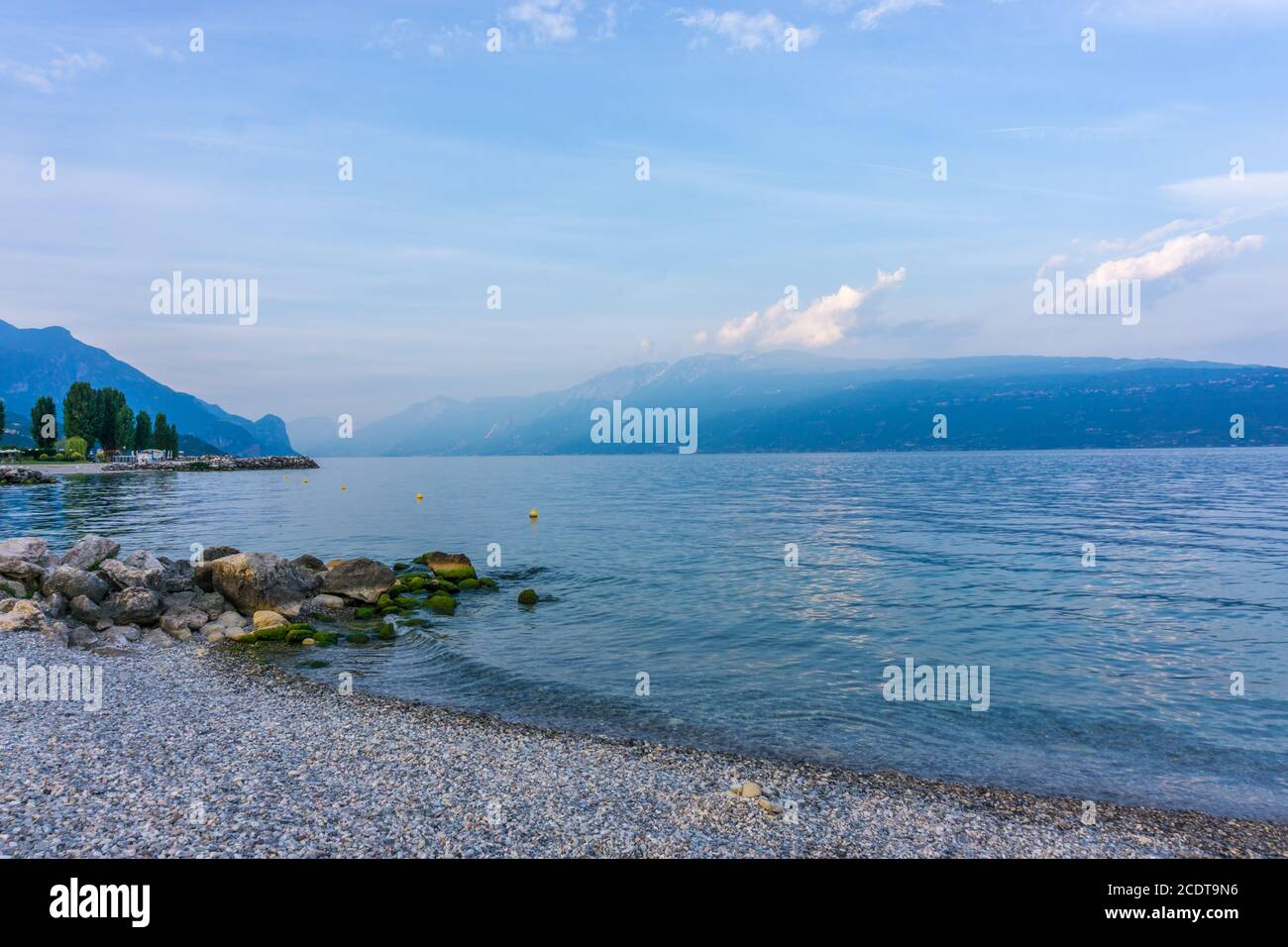 Estate al lago di Garda Foto Stock