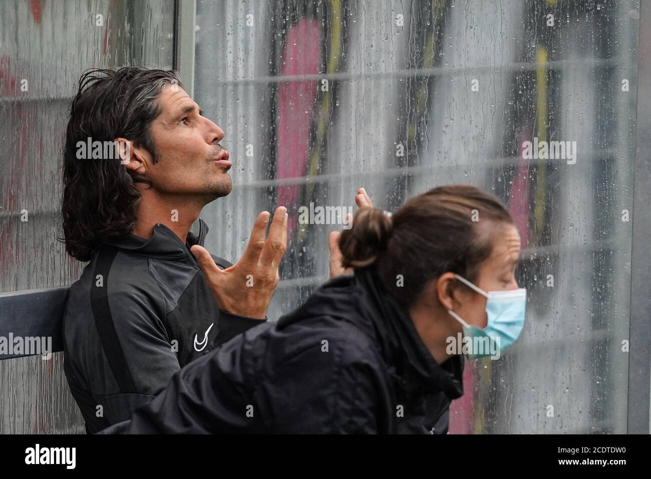 08/29/2020, Lugano, Stadio Cornaredo, AXA Super League femminile: FC Lugano  Femminile - FC Zurich Donne, allenatore Andrea Antonelli (Lugano) Credit:  SPP Sport Press Photo. /Alamy Live News Foto stock - Alamy