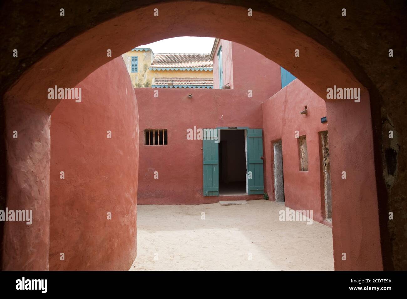 Casa degli schiavi / Maison des Esclaves; isola di Goree, Senegal, Africa occidentale Foto Stock