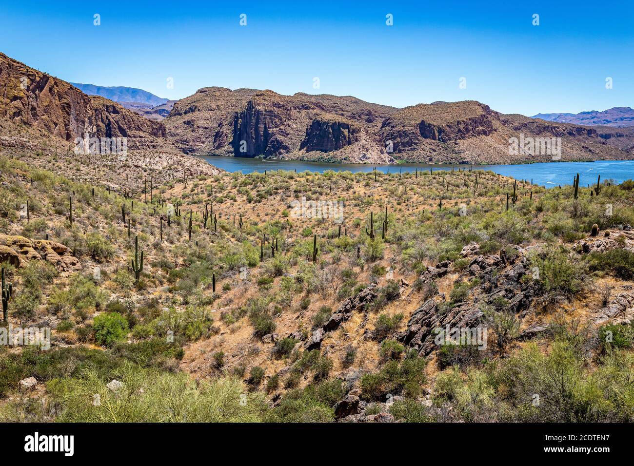 Apache Trail Scenic Drive Foto Stock