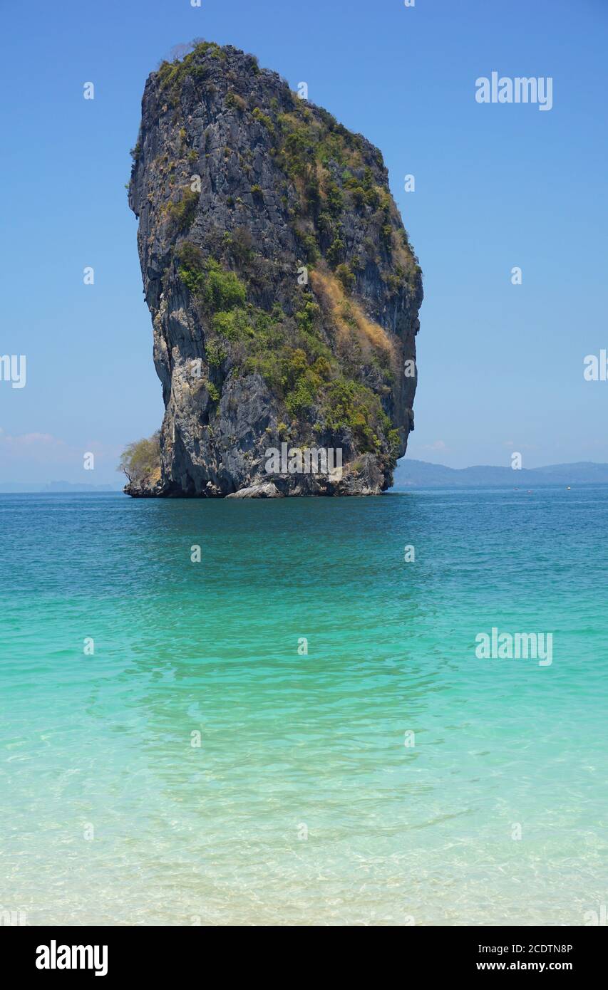 Krabi, paesaggi naturali e paesaggi della Thailandia Foto Stock