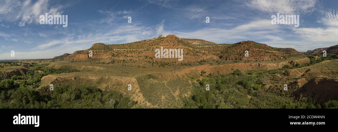 Vista panoramica sulle montagne dello Utah Foto Stock