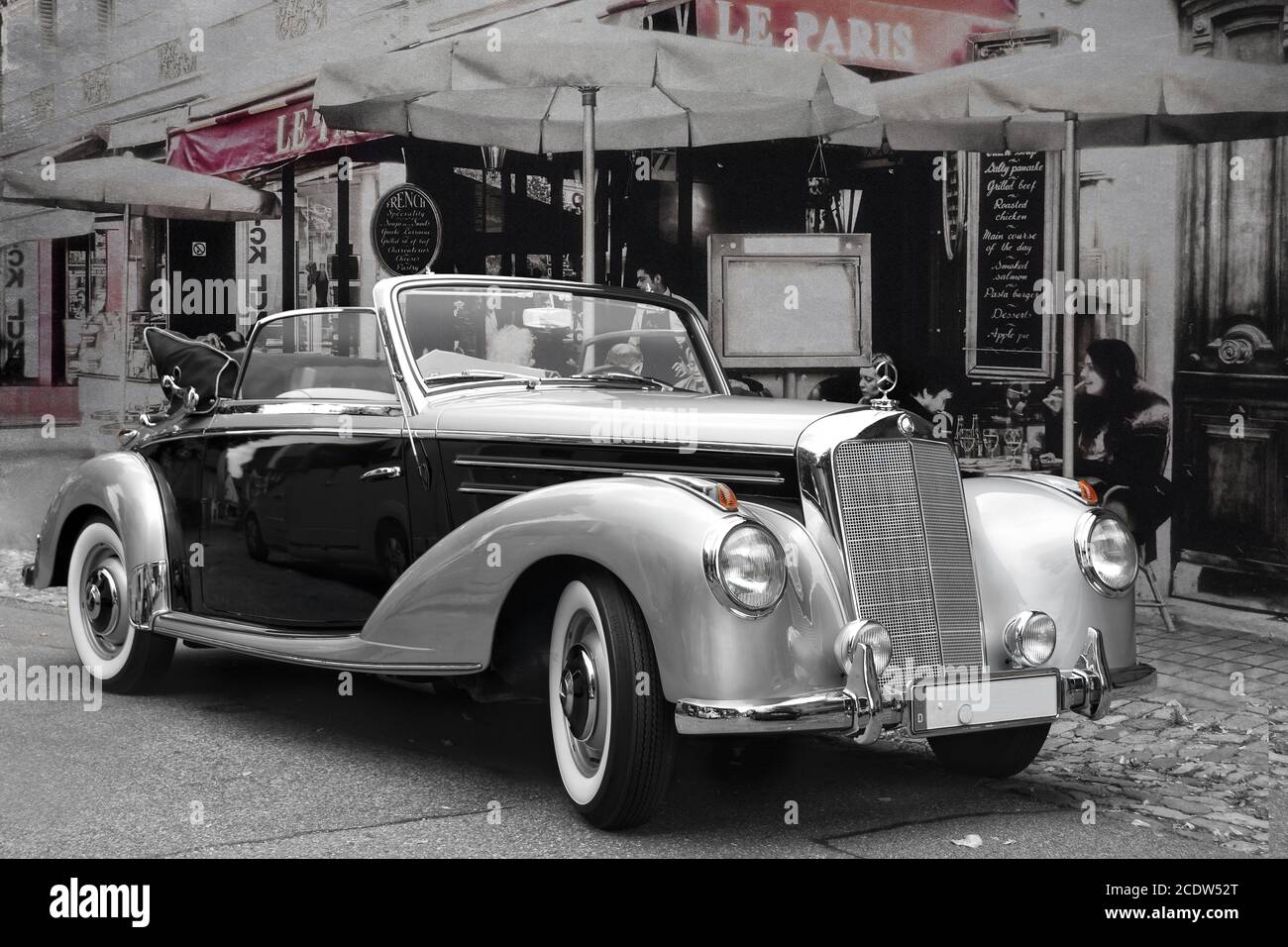 Breve pausa a Parigi Foto Stock