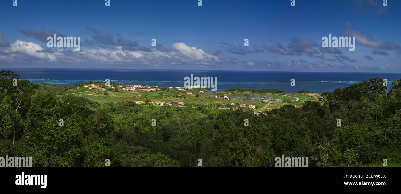 Villaggio ricco in Roatan Foto Stock