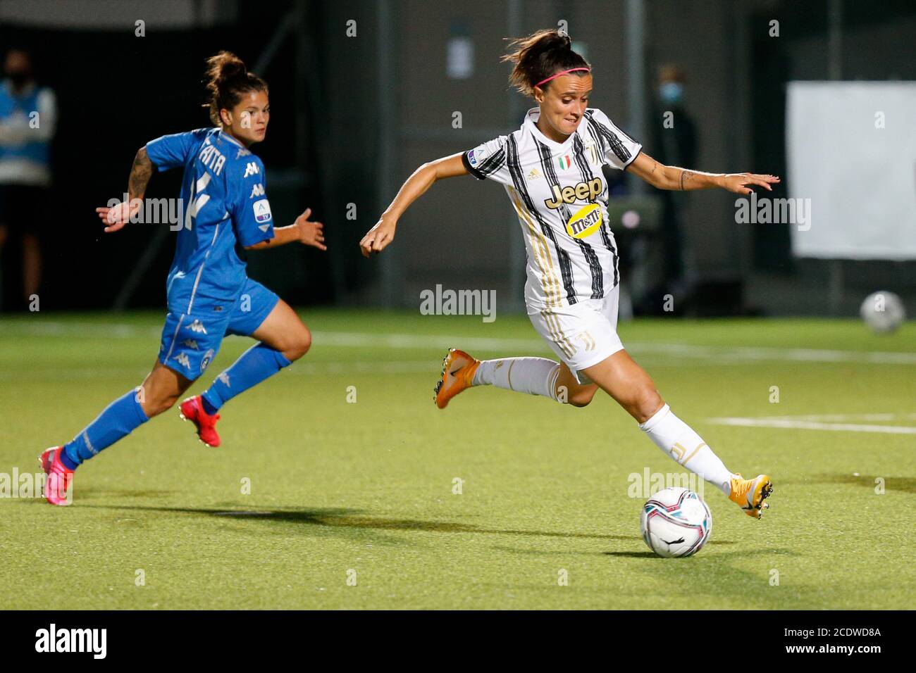 Barbara Bonansea (Juventus FC) durante Juventus vs Empoli Ladies, Campionato Italiano di Calcio Serie A Donna, Torino, Italia, 29 ago 2020 Foto Stock