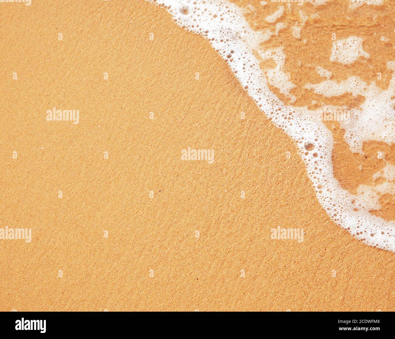 Sabbia e sfondo d'onda Foto Stock