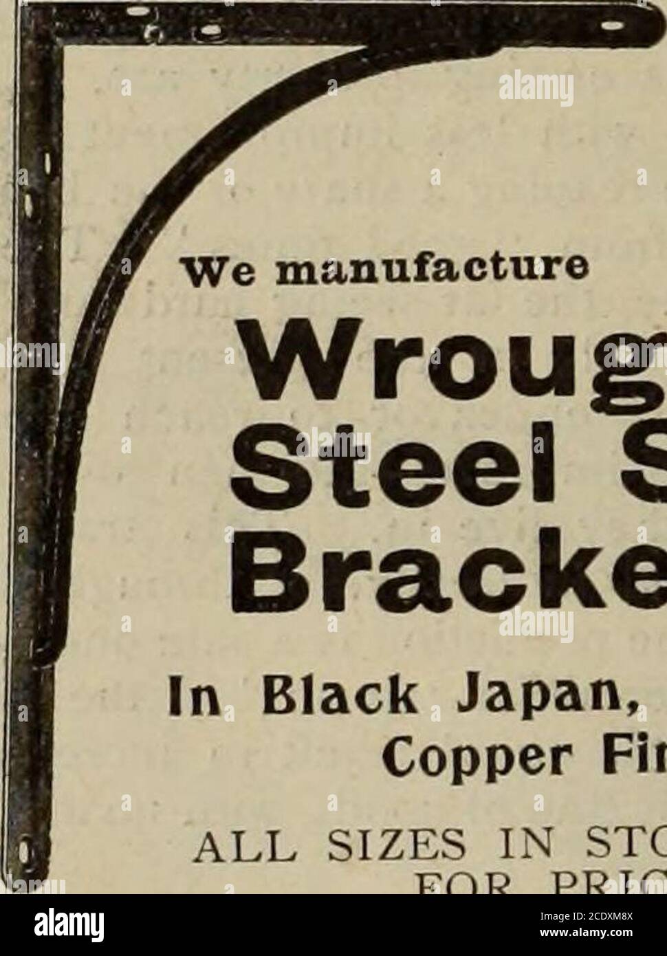 . Merchandising hardware Gennaio-Giugno 1898 . Invia una cartolina e ricevi una copia del nuovo catalogo. ClelandBros.&Co MEAFORD, ONT. Agente orientale - ALEXANDER GIBB, telefono 2343. 22 St. John St., MONTREAL. Staffe per ripiani in acciaio WroughtBracks in Giappone nero, finitura in nichel e rame. TUTTE LE MISURE IN MAGAZZINO. PREZZI SENDFOR. H. R. IVES & CO., MONTREAL. McMULLEINS Poultry che allontana questi nettings senza eguali, così come McMullensscelebrated fencing di filo intessuto, sono manu-factured in Canada esclusivamente dalla Ontario Wire Fencing Co. * DI PICTON, ONT. Limitato, in vendita da ... Il B. Greening Wire Co., Limited, Hamilton e Mo Foto Stock