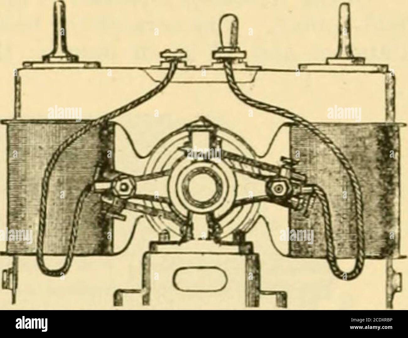 . Meccanismo moderno, che mostra i progressi più recenti nelle macchine, nei motori e nella trasmissione di potenza, essendo un volume supplementare alla ciclopedia di Appletons di meccanica applicata . Fi(.. 01 - dinamo Matlier u. Fig. 62.- Manchester ? dinamo. Zurigo, Svizzera, assomiglia molto al J3L Foto Stock