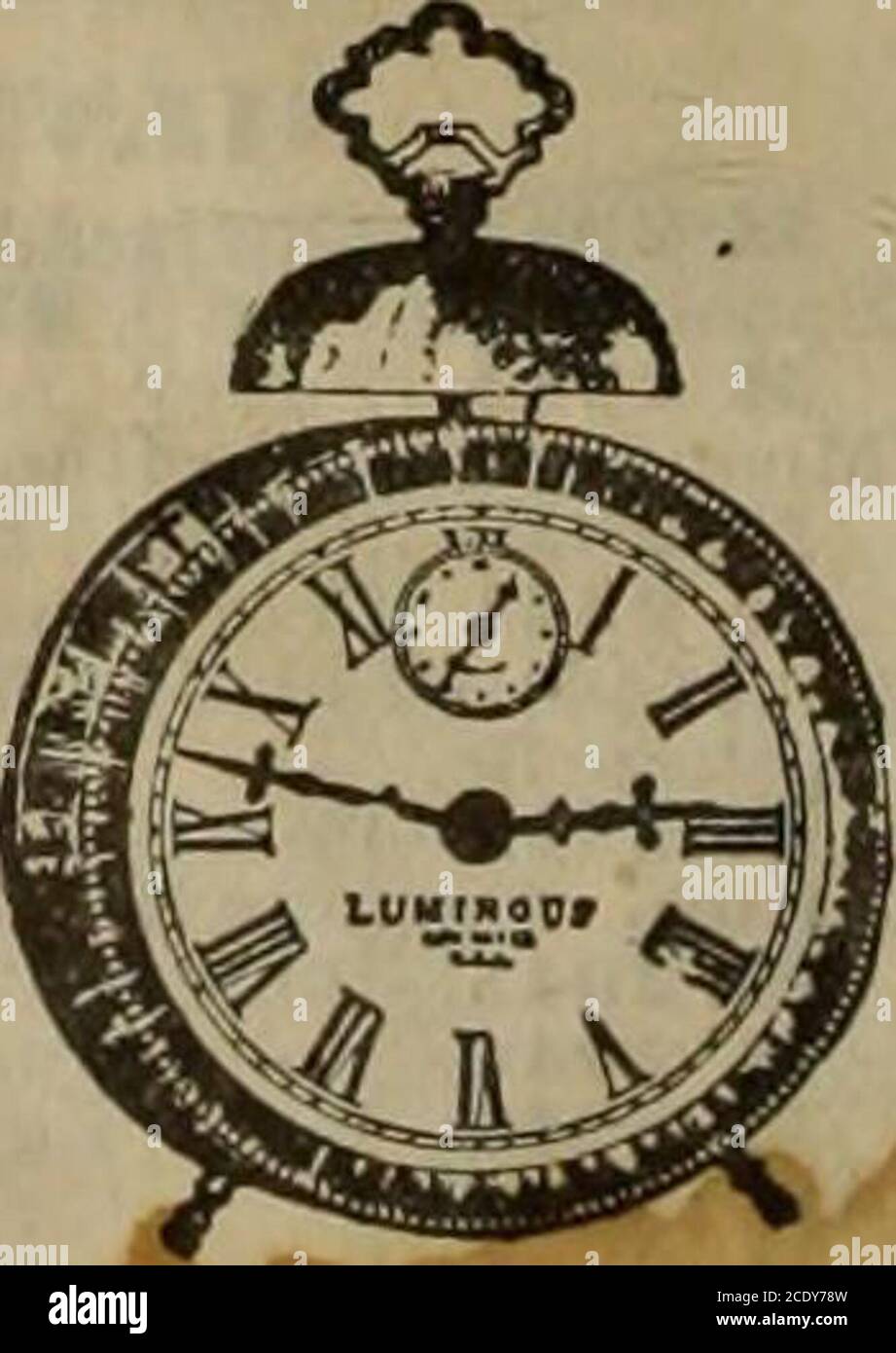 Stanley Mills \u0026 Co.  n. catalogo. 045 . H 3080 - Alarmclock in nichel,  con nuovo brevetto im-proved regolazione, tempo-custode molto affidabile,  un grande affare a soli 81.00 ciascuno;post. 35c,