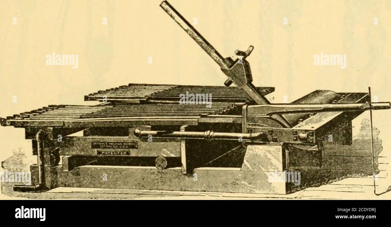 . Meccanismo moderno, che mostra i progressi più recenti in macchine, motori, E la trasmissione di potere, essendo un volume supplementare alla ciclopedia di Appletons di meccanica applicata. Uperseeded da corde di cotone, il termoason assegnato Ixiig che le corde di manilla asciutte si usurano troppo velocemente, mentre tiie lubrificate givetoo basso coefficiente di attrito. Incollaggio di macliine: Vedere presse, forgiatura. BENDINU M.CHINERY. Essa può essere presa come prova di avanzamento in questioni meccaniche quando la costruzione piegata viene sostituita per il taglio, come, ad esempio, nella realizzazione di alberi a gomiti, in mobili in legno curvato, e in macchine Foto Stock