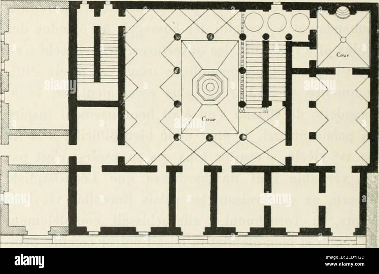 . Les San Gallo : architectes, peintres, sculpteurs, médailleurs, XVe et XVie siècles . n construisant les palais Ruccellai, via déliaVigna, et Tornabuoni, saiïranchissait complètementde règles si bien étabet faisait entrer comme prin-cibastes, de démentes les, de pales, de démentes les, de façades les, de démentes les, de la démentes les, de la démentations, de la démentes les, de la démentations, de la démentes les, Et séparait les assises de pierre par unsimple trait : principes nouveaux, puisés dans létudede larchitecture romaine, doul le Premier il faisaitlapplication à F^lorence. Il nest pas étonnant, dès lors, que des maîtres 1. Bernaiclo Rosellino aya Foto Stock