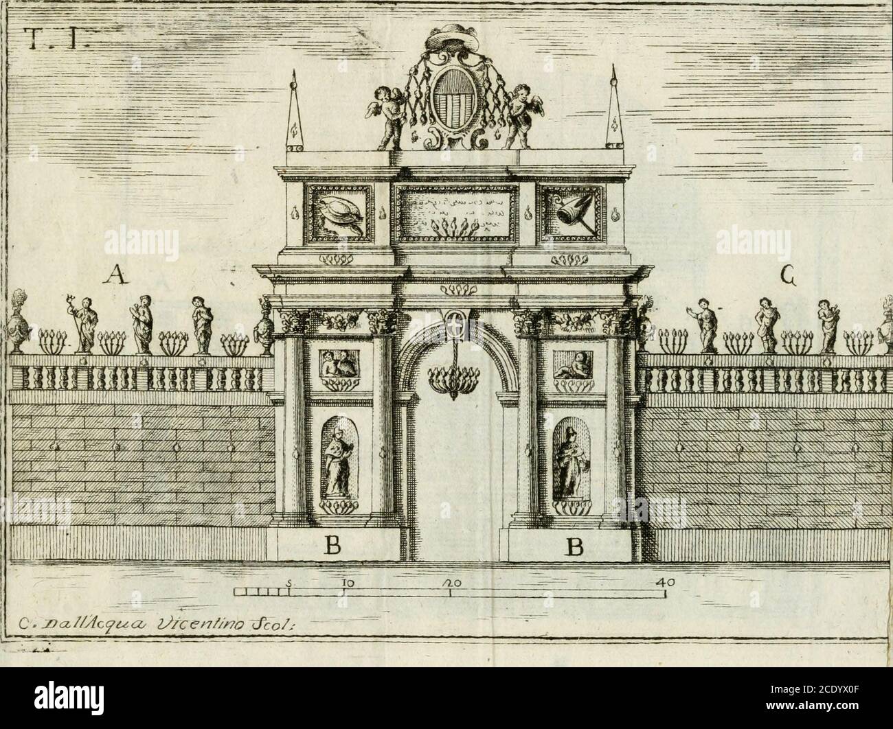 Descrizione dell arco trionfale e della illuminazione nella