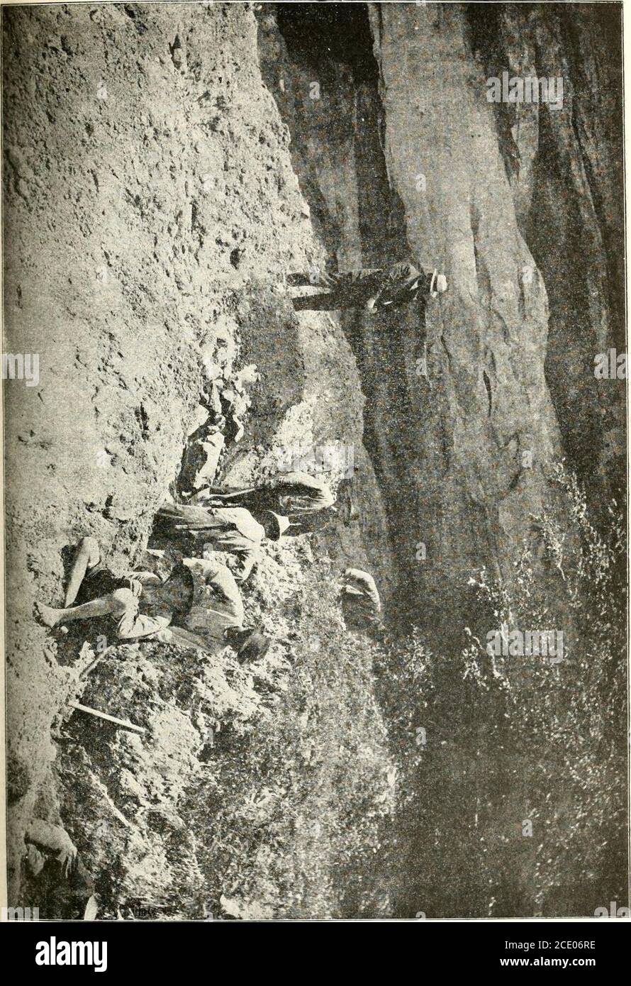 . Ohio archæological e storico trimestrale. Lyphs Jackson Township 2 1 1 Liberty Township 3 17 1 Scioto Township 7 2 1 Washington Township . 6 2 1 Coal Township 17 1 2 Lick Township 44 4 9 2 Franklin Township .... 31 5 1 Jefferson Township .... 17 2 Milton Township 23 Bloomfield Township. . 12 1 Madison Township .... 8 0 UL> ;;I lii RIPARI DA ROCCIA. Durante il nostro soggiorno nella contea abbiamo esaminato tre dei più elargest e più promettenti dei cosiddetti rifugi rocciosi locatedin Lick, Liberty e Jackson. Gli esami sono stati effettuati per determinare, se possibile, se i rifugi erano occup Foto Stock