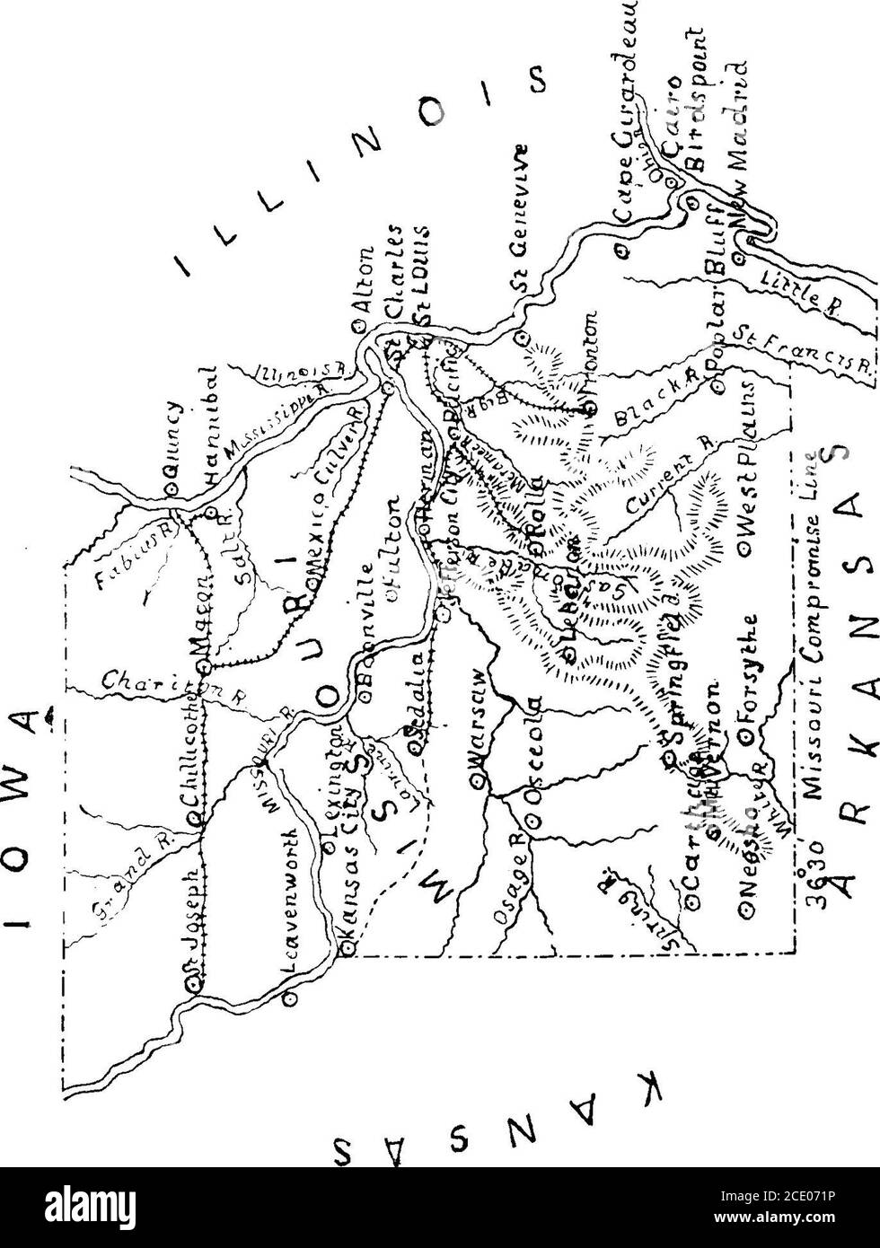 . L'Unione causa a San Luigi nel 1861 [risorsa elettronica]: Un disegno storico. Rue al suo giuramento di carica e i suoi doveri di governatore, egli potrebbe haveremained al capo dello Stato fino alla fine del suo mandato. Ma, come ha cospirato per la secessione e la Confederazione, notwitstandingthe grande voto popolare per l'Unione, le prove erano così forti contro di lui che non ha osato affrontare il minaccioso impeachment dalla Convenzione. LIONE AVANZA NELLO STATO. Quando la proclamazione del governatore Jackson provò al GeneralLyon che il primo aveva gettato fuori la sua maschera, e l'incendio del lancette Foto Stock