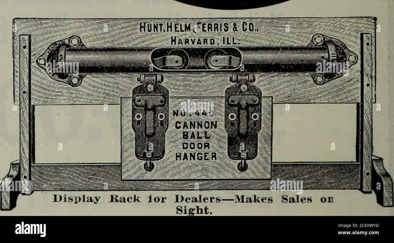 . Merchandising hardware marzo-giugno 1915 . La porta può essere sollevata o abbassata, allontanata o portata vicino all'accumulo, come desiderato. Impermeabile e a prova di uccelli. FACILE DA IMMAGAZZINARE.il binario della sfera di Caiwion viene in sezioni di 3-piede, 32 pezzi alla cassa.IT è una materia semplice da immagazzinare 9<ifeet sotto il contatore, dove isout del senso. Così fornito, Voncan dare al vostro cliente immediatamentedelivery, così come la pista come heneeds. MACKENZIE BROS., Commercio all'ingrosso specifiche hardware WINNIPEG, MANITOBA . TRADf TRADE- Foto Stock
