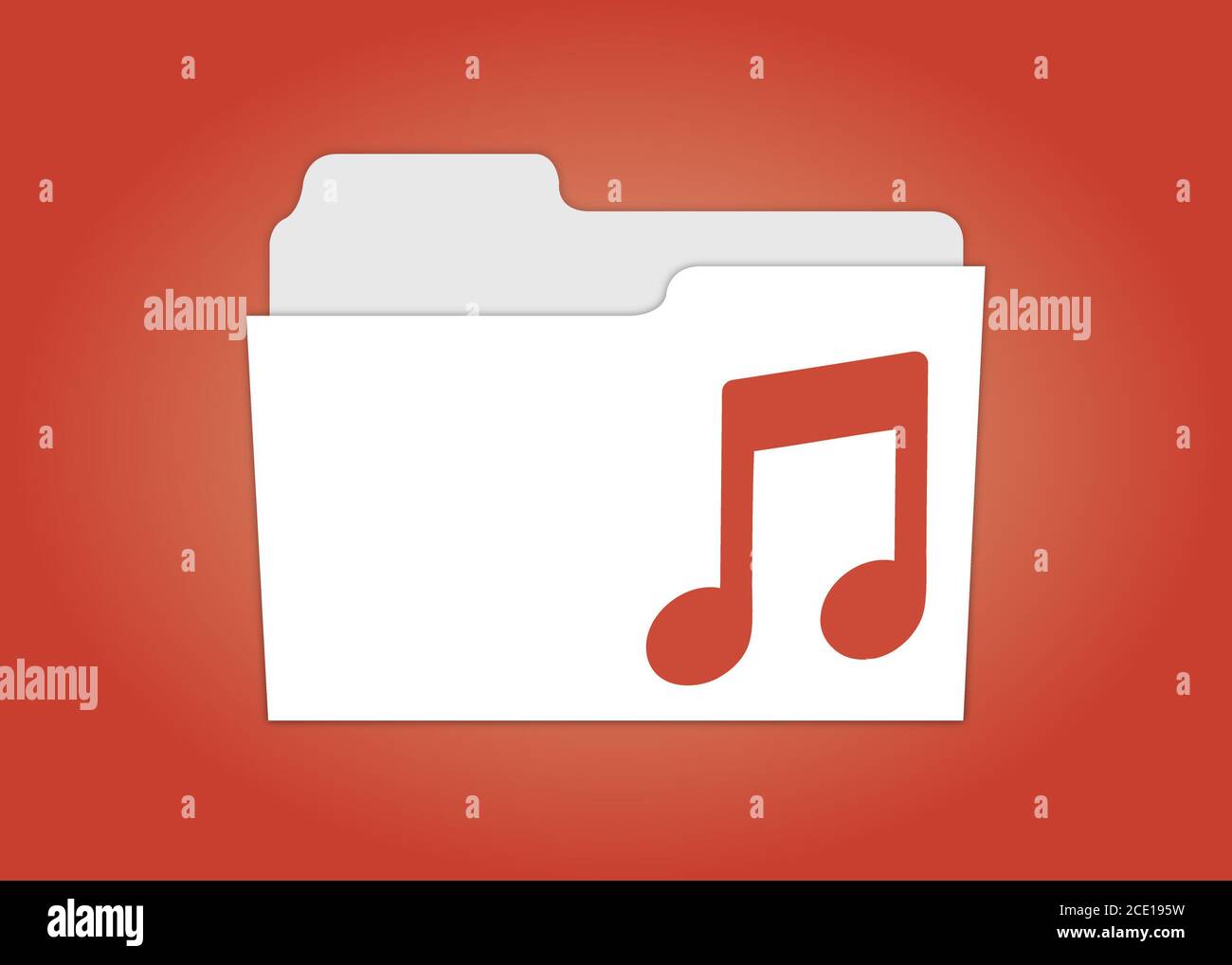 Cartella musica Foto Stock