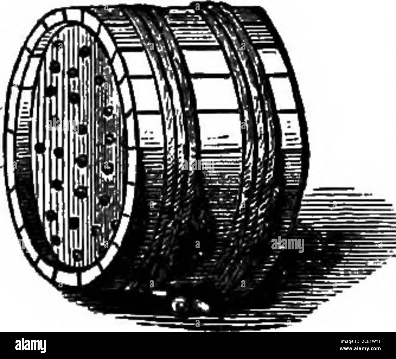 . Vacche da latte e da latte; comprendente le razze, l'allevamento e la gestione, in campo sanitario e patologico, dei latticini e di altri stock; la selezione delle vacche da latte, con una spiegazione completa del metodo di Guenon; La cultura delle piante foraggere, e la produzione di latte, burro, e formaggio ... con un trattato sulla latteria di Olanda; a cui si aggiunge il sistema di Horsfall di gestione del latte . an, o assunto uomo. La lavorazione con i piedi viene continuata, come nella pasta per impastare, fino a portare tutto ad una pasta rigida. Quando è giunta a questa consistenza inizia la formazione del formaggio. Il dairyman Foto Stock