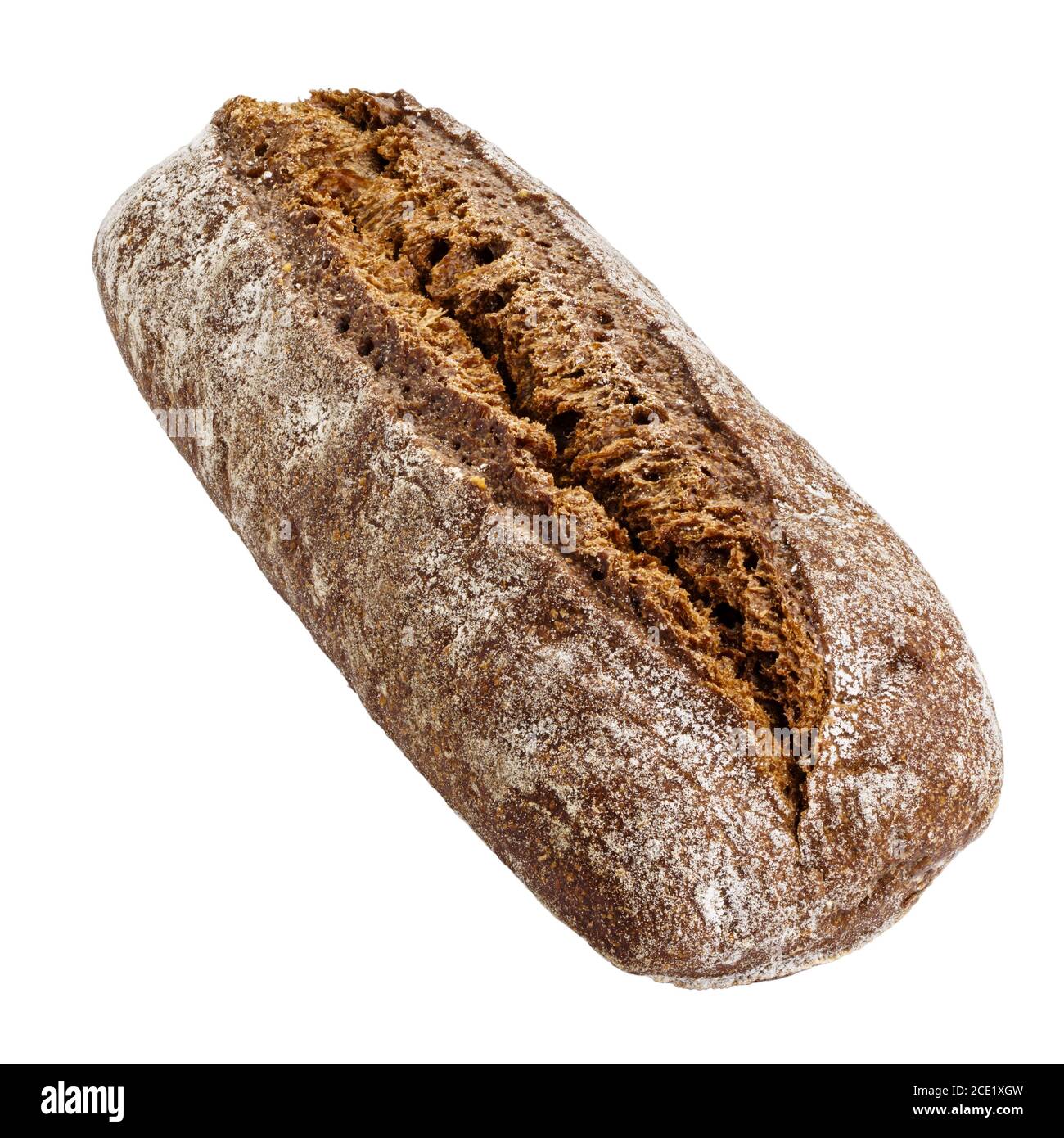 Pane di segale isolato Foto Stock