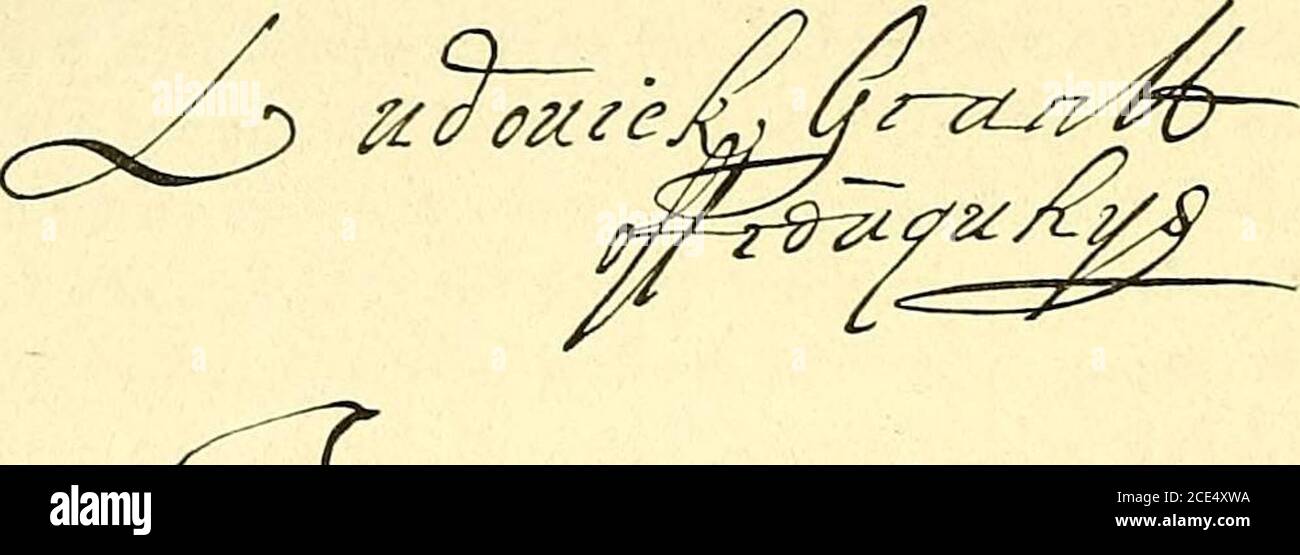 . I capi di Grant. Memorie (corrispondenza. - carte.) [Con piastre, inclusi ritratti e facsimili, e tabelle genealogiche.] La sua proprietà passò al nipote Sir Ludovick Grant di Grant. Le figlie erano: 1. Elizabeth, che sposò (contratto del 15 gennaio 1704) 3 Hugh Rose di Kilravock, nella contea di Nairn. Avevano problemi. 2. Anne, che sposò il tenente colonnello William Grant di Ballin-dalloch. Il contratto per il loro matrimonio è datato 30 ottobre 17ll.4 era l'antenata dell'attuale Sir GeorgeMacpherson Grant di Ballindalloch. 3. Janet, che sposò, prima del 1716, Foto Stock