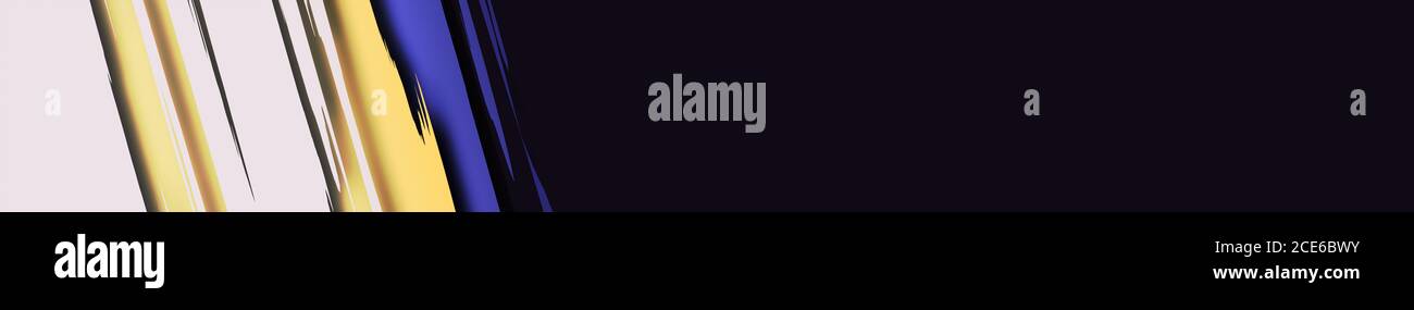 linee nere sullo sfondo del banner Foto Stock